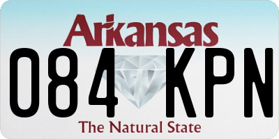 AR license plate 084KPN