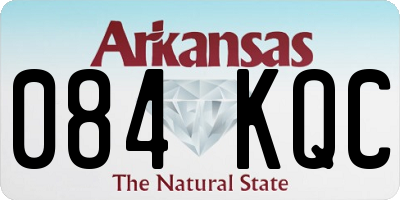 AR license plate 084KQC