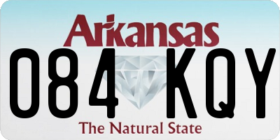 AR license plate 084KQY