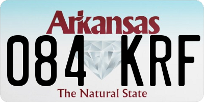 AR license plate 084KRF