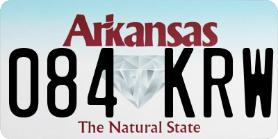 AR license plate 084KRW