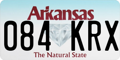 AR license plate 084KRX
