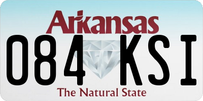 AR license plate 084KSI