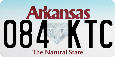 AR license plate 084KTC