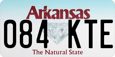 AR license plate 084KTE