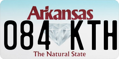 AR license plate 084KTH