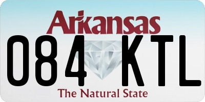 AR license plate 084KTL