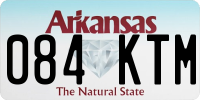 AR license plate 084KTM