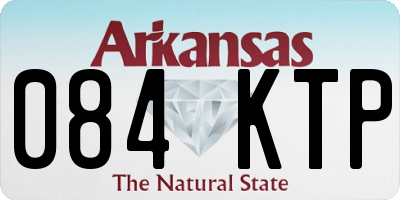 AR license plate 084KTP