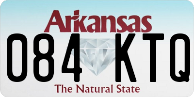 AR license plate 084KTQ