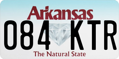 AR license plate 084KTR