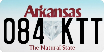 AR license plate 084KTT