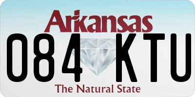 AR license plate 084KTU