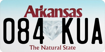 AR license plate 084KUA