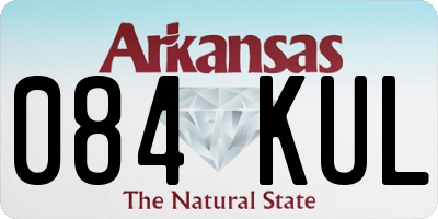 AR license plate 084KUL