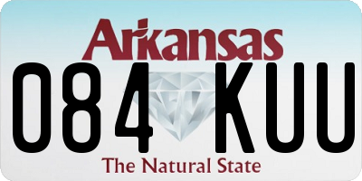 AR license plate 084KUU