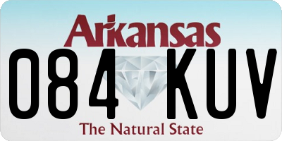 AR license plate 084KUV