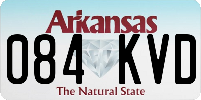 AR license plate 084KVD