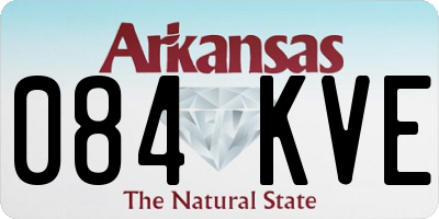AR license plate 084KVE