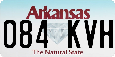 AR license plate 084KVH