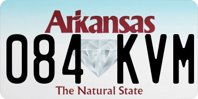 AR license plate 084KVM