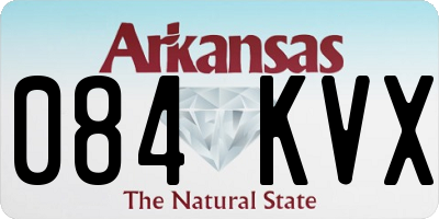 AR license plate 084KVX