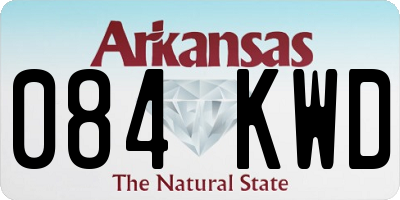 AR license plate 084KWD