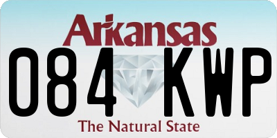 AR license plate 084KWP