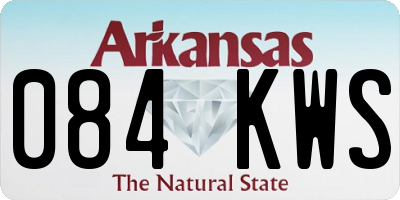 AR license plate 084KWS