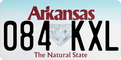 AR license plate 084KXL