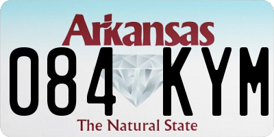AR license plate 084KYM