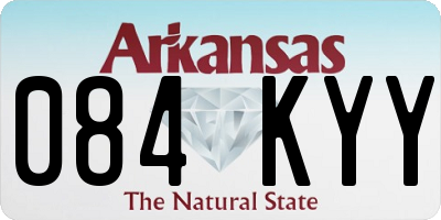 AR license plate 084KYY