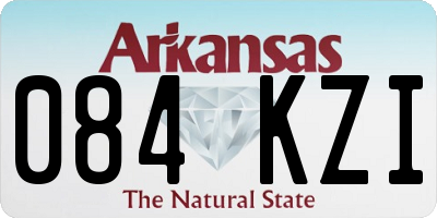 AR license plate 084KZI