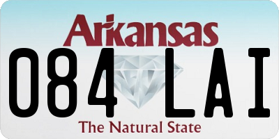 AR license plate 084LAI