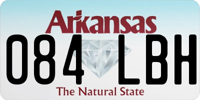 AR license plate 084LBH