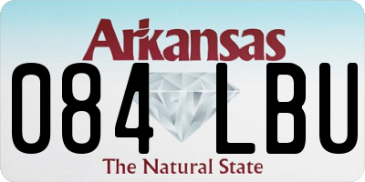 AR license plate 084LBU