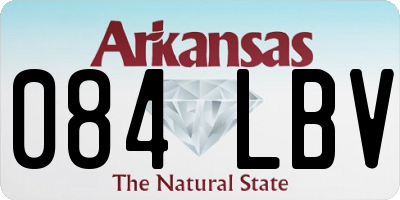 AR license plate 084LBV