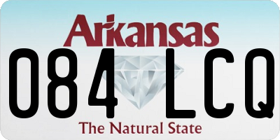 AR license plate 084LCQ