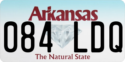 AR license plate 084LDQ