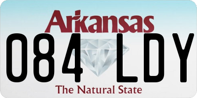 AR license plate 084LDY