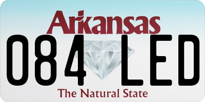 AR license plate 084LED