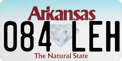 AR license plate 084LEH