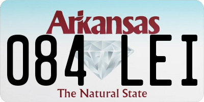 AR license plate 084LEI