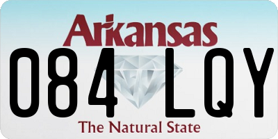 AR license plate 084LQY