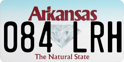 AR license plate 084LRH