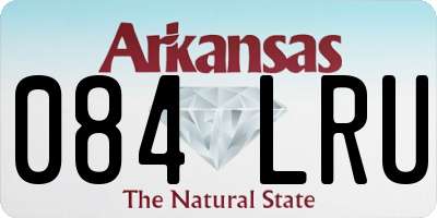 AR license plate 084LRU