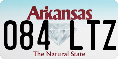 AR license plate 084LTZ