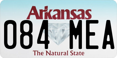 AR license plate 084MEA