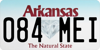AR license plate 084MEI