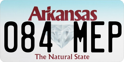 AR license plate 084MEP